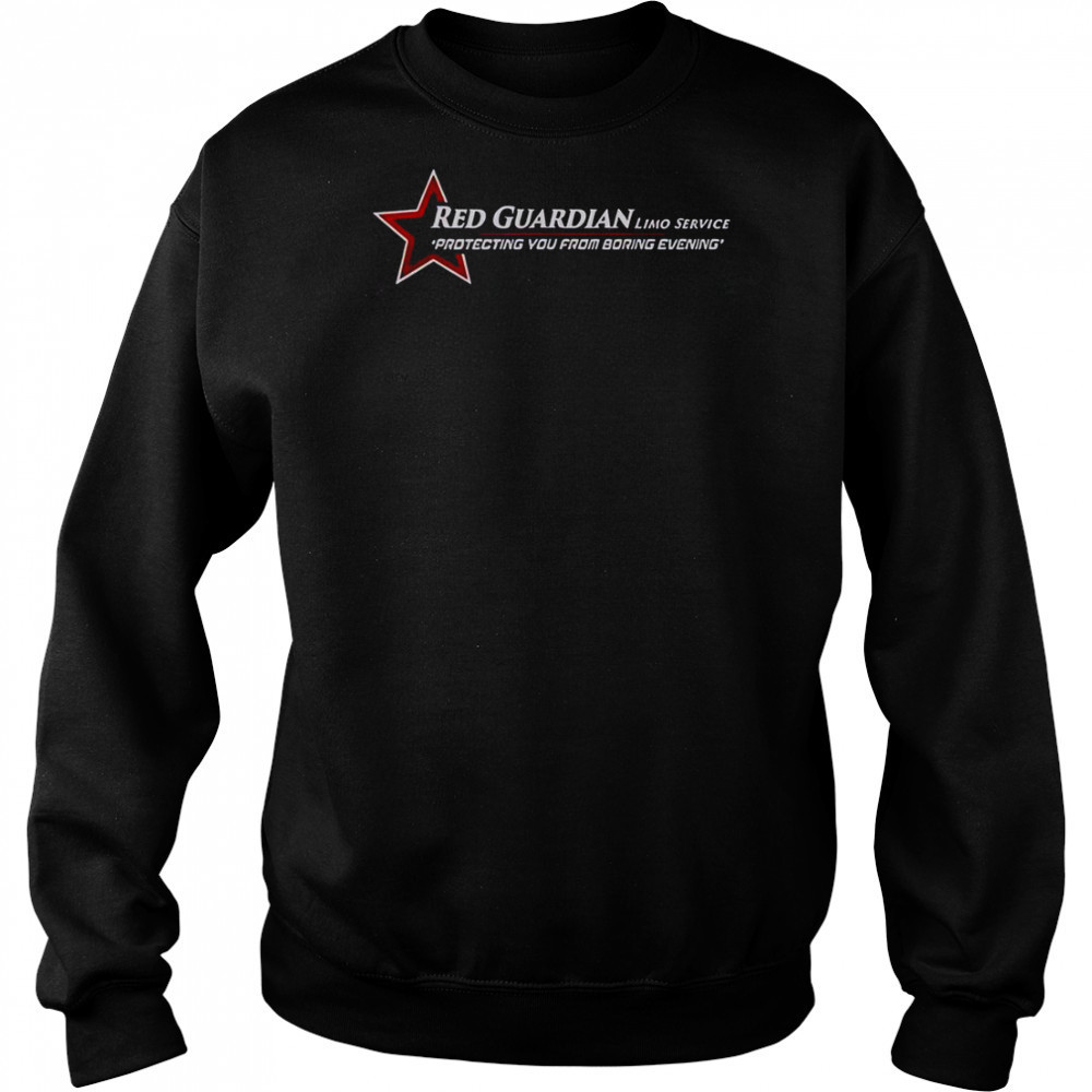 Marvel Studios Thunderbolts Red Guardian Limo Service Logo T-Shirt Sweatshirt