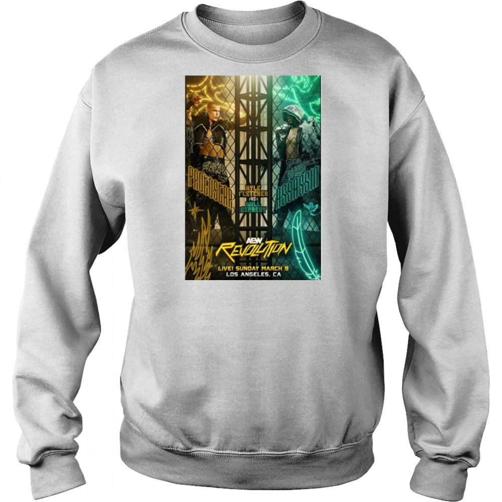 Matchup Monday Kyle Fletcher vs Will Ospreay – AEW Revolution 3-9-2025 t-shirt Sweatshirt