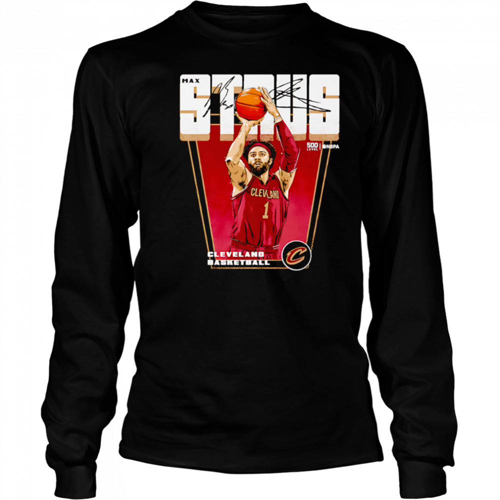 Max Strus Cleveland Cavaliers Premiere shirt Long Sleeved