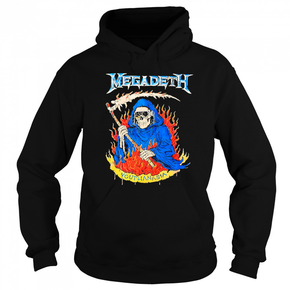 Megadeth Youthanasia Grim Reaper shirt Hoodie
