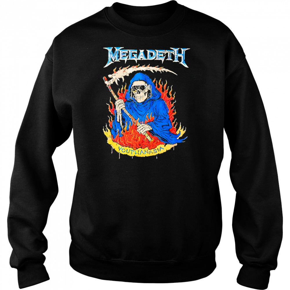 Megadeth Youthanasia Grim Reaper shirt Sweatshirt