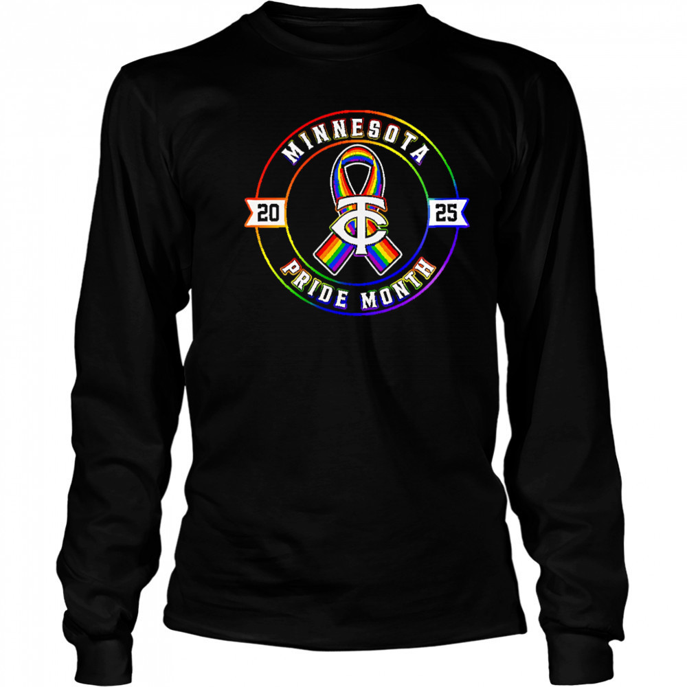 Minnesota Twins Pride Month 2025 shirt Long Sleeved