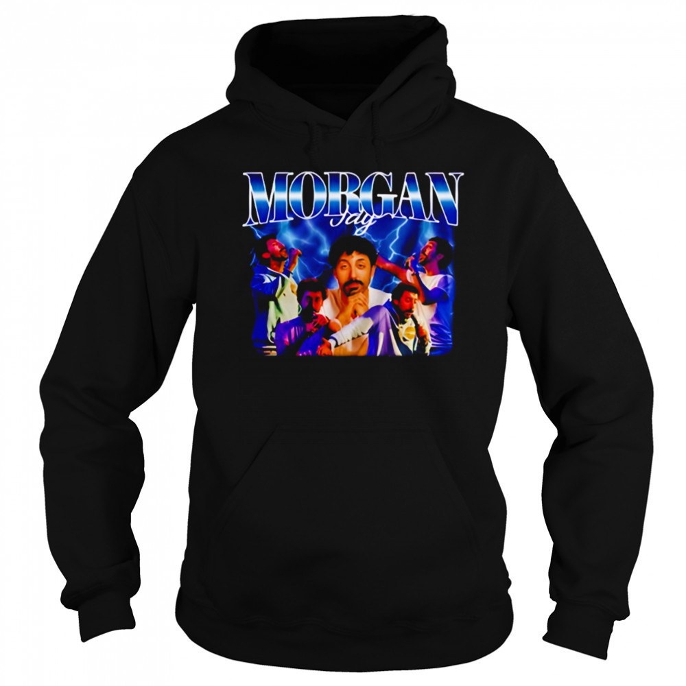Morgan Jay blue lightning graphic shirt Hoodie