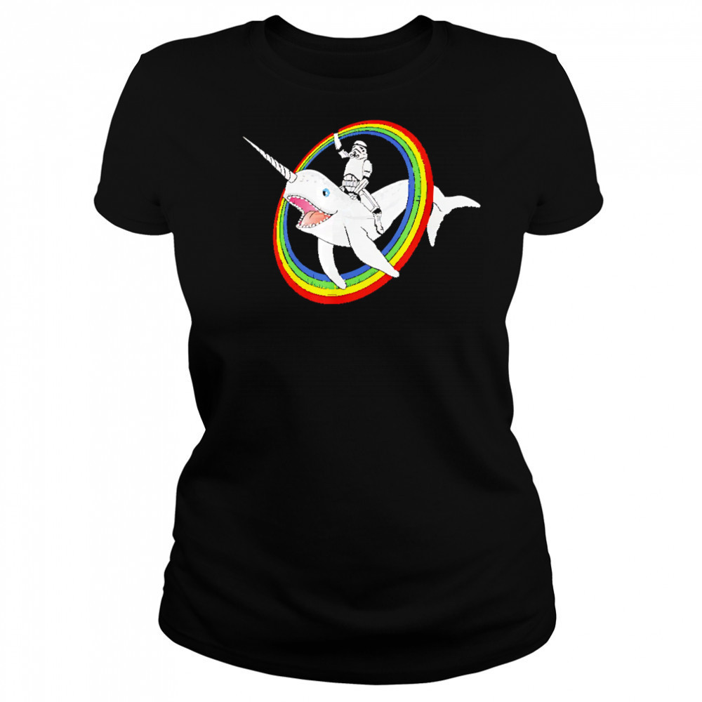 Narwhal Rainbow Stormtrooper shirt Women's T-shirt