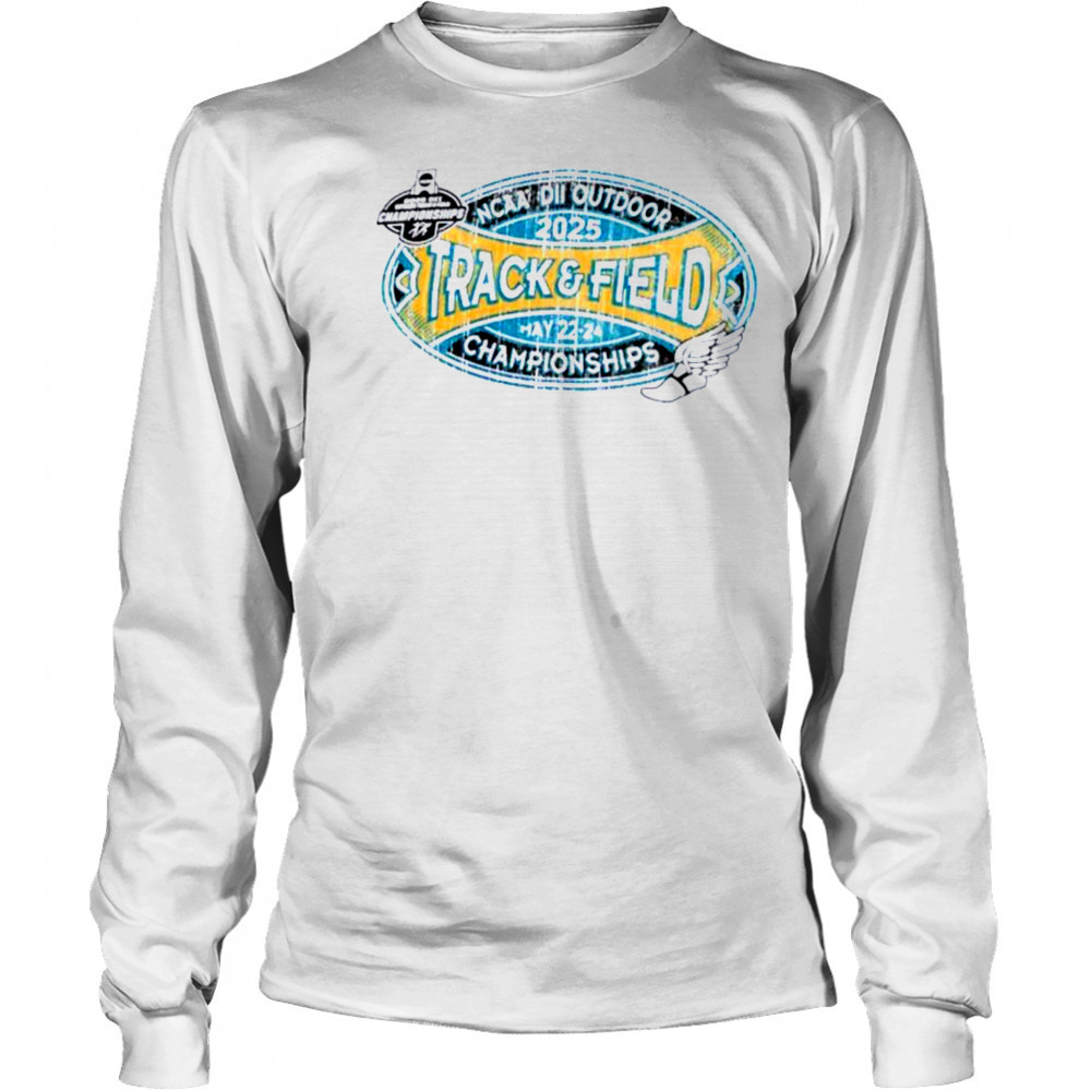 NCAA DII Outdoor Track and Field Championships 2025 logo vintage shirt Long Sleeved