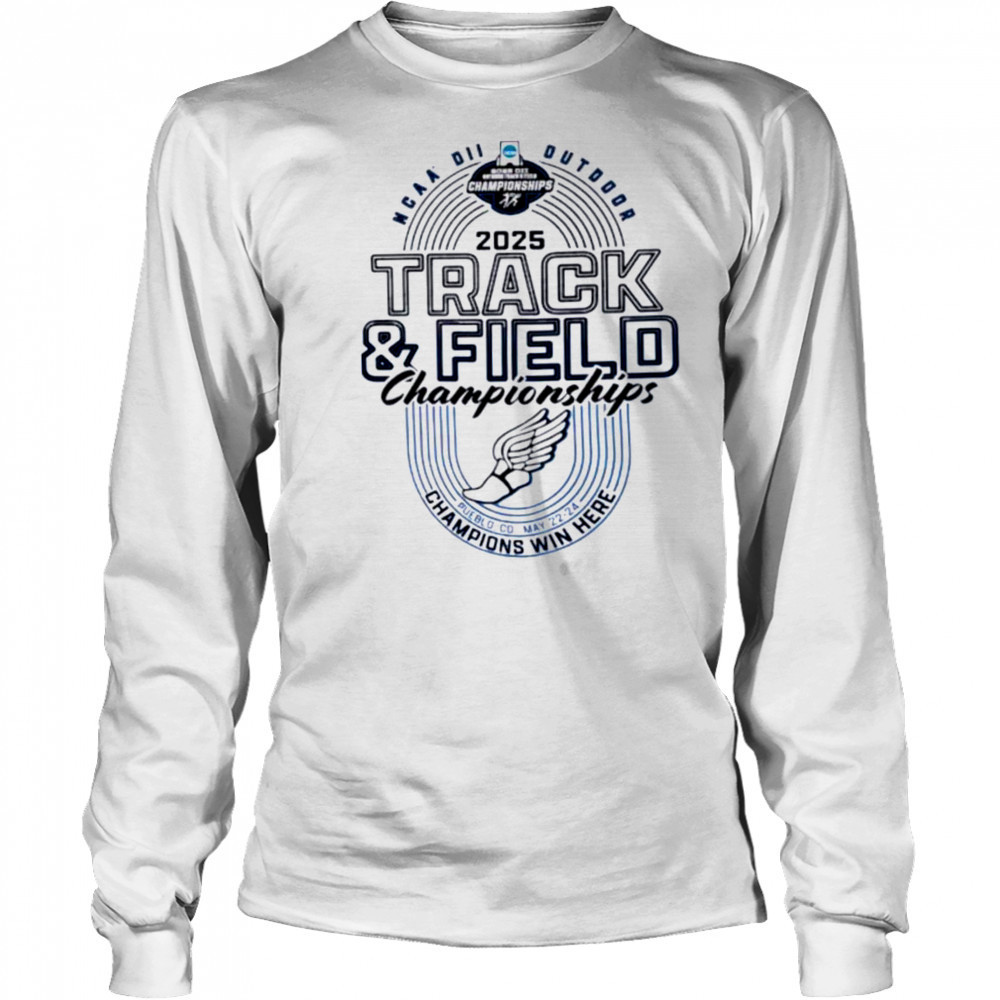 NCAA DII Outdoor Track and Field Championships 2025 shirt Long Sleeved