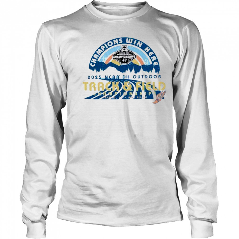 NCAA DII Outdoor Track and Field Championships 2025 vintage shirt Long Sleeved