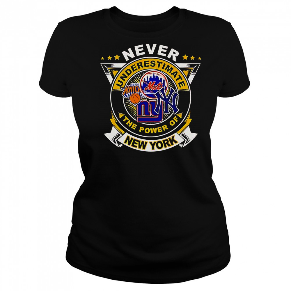 Never Underestimate The Power Of New York Sports T-Shirt Women's T-shirt