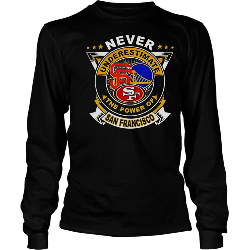 Never Underestimate The Power Of San Francisco Sports T-Shirt Long Sleeved