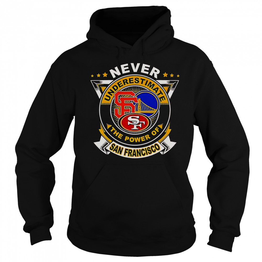 Never Underestimate The Power Of San Francisco Sports T-Shirt Hoodie