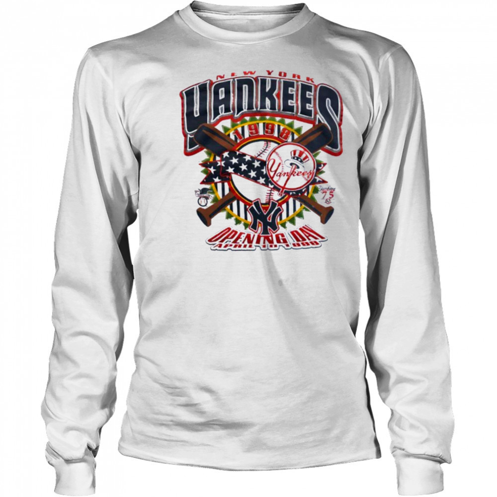 New York Yankees opening day 1998 vintage shirt Long Sleeved