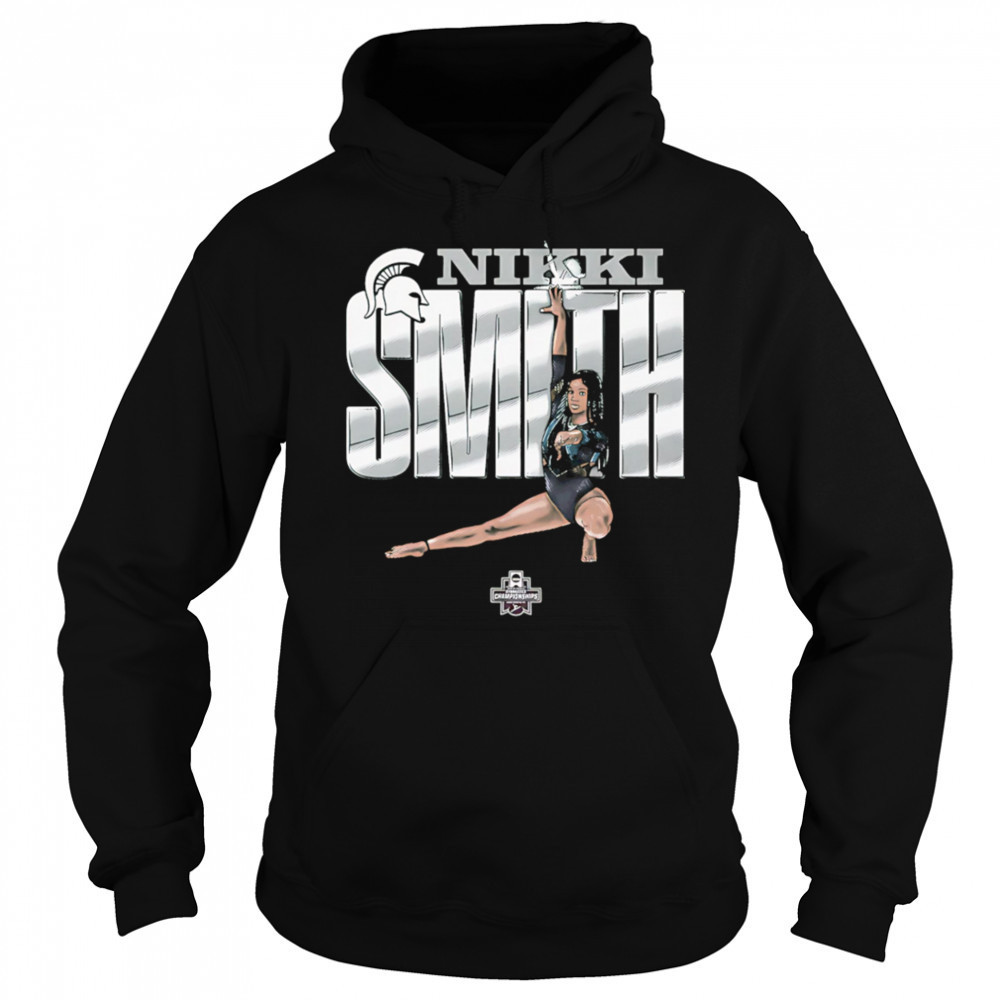 Nikki Smith Michigan State gymnastics cartoon shirt Hoodie