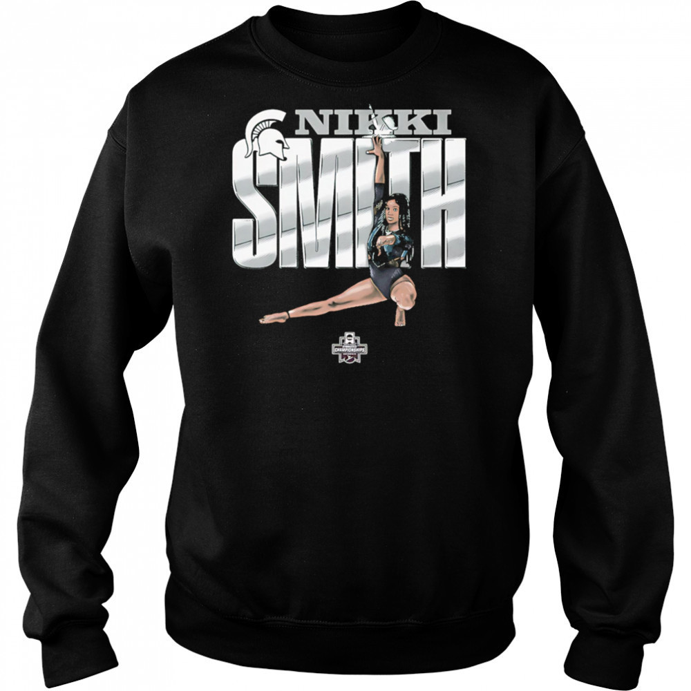 Nikki Smith Michigan State gymnastics cartoon shirt Sweatshirt