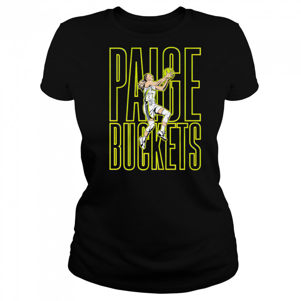 Paige Bueckers Buckets action Dallas shirt Women's T-shirt