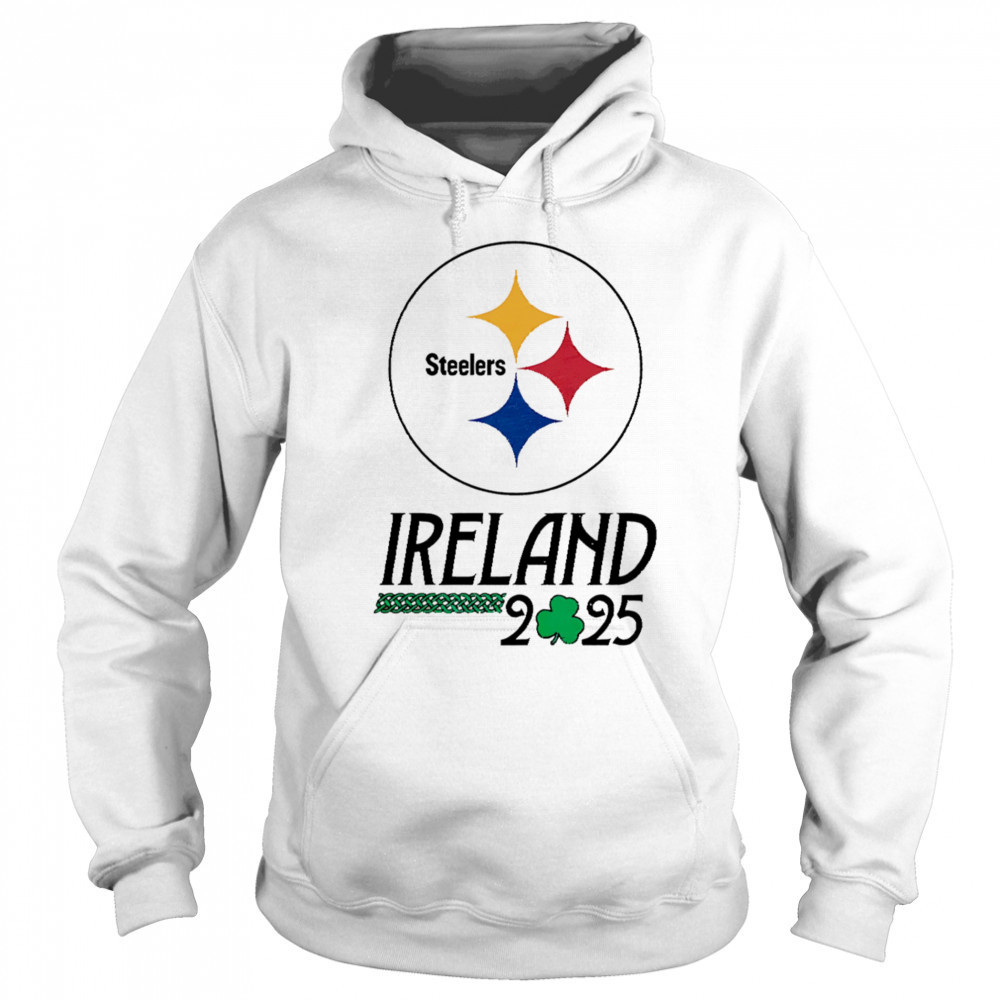 Pittsburgh Steelers Ireland 2025 shirt Hoodie