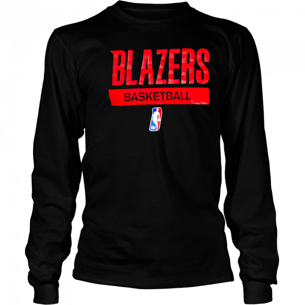 Portland Trail Blazers basketball shirt Long Sleeved