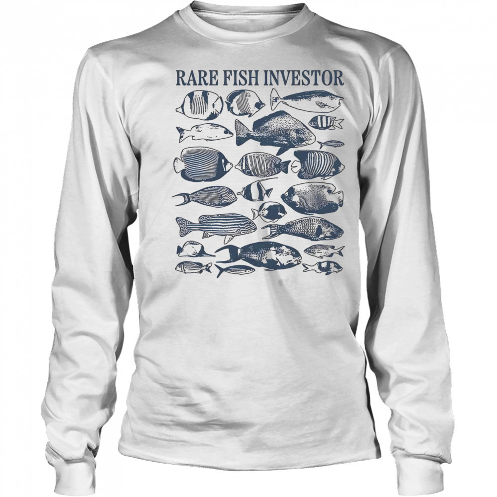 Rare fish investor illustration shirt Long Sleeved