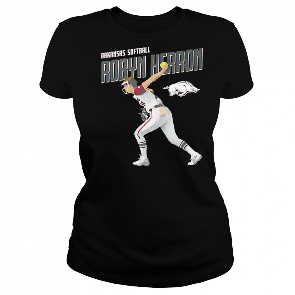 Robyn Herron Arkansas softball cartoon shirt Women's T-shirt