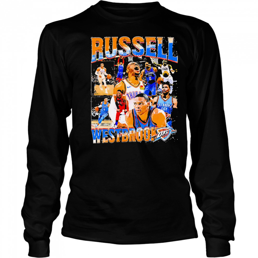 Russell Westbrook OKC graphic shirt Long Sleeved