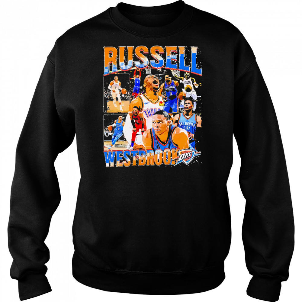 Russell Westbrook OKC graphic shirt Sweatshirt