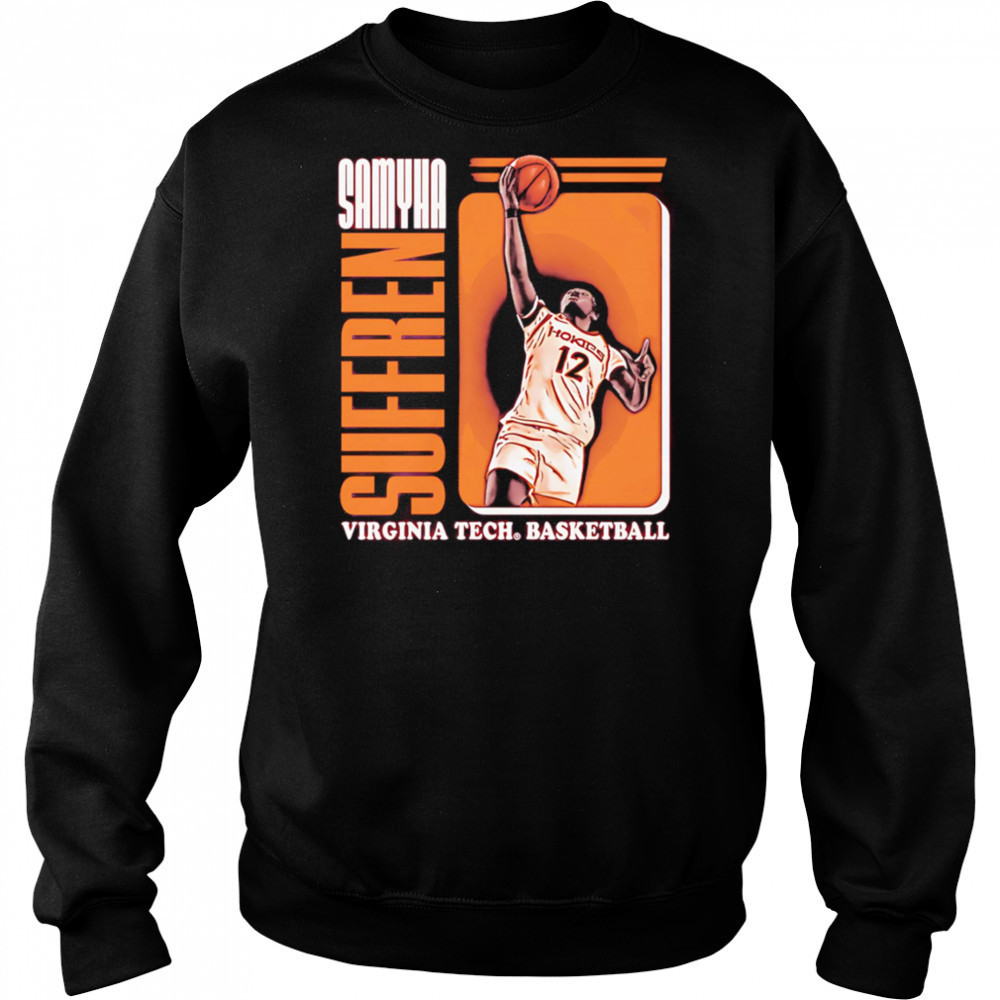 Samyha Suffren Virginia Tech basketball signature shirt Sweatshirt