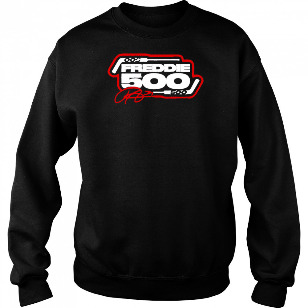 Seth Jarvis Wearing The Freddie 500 signature shirt Sweatshirt