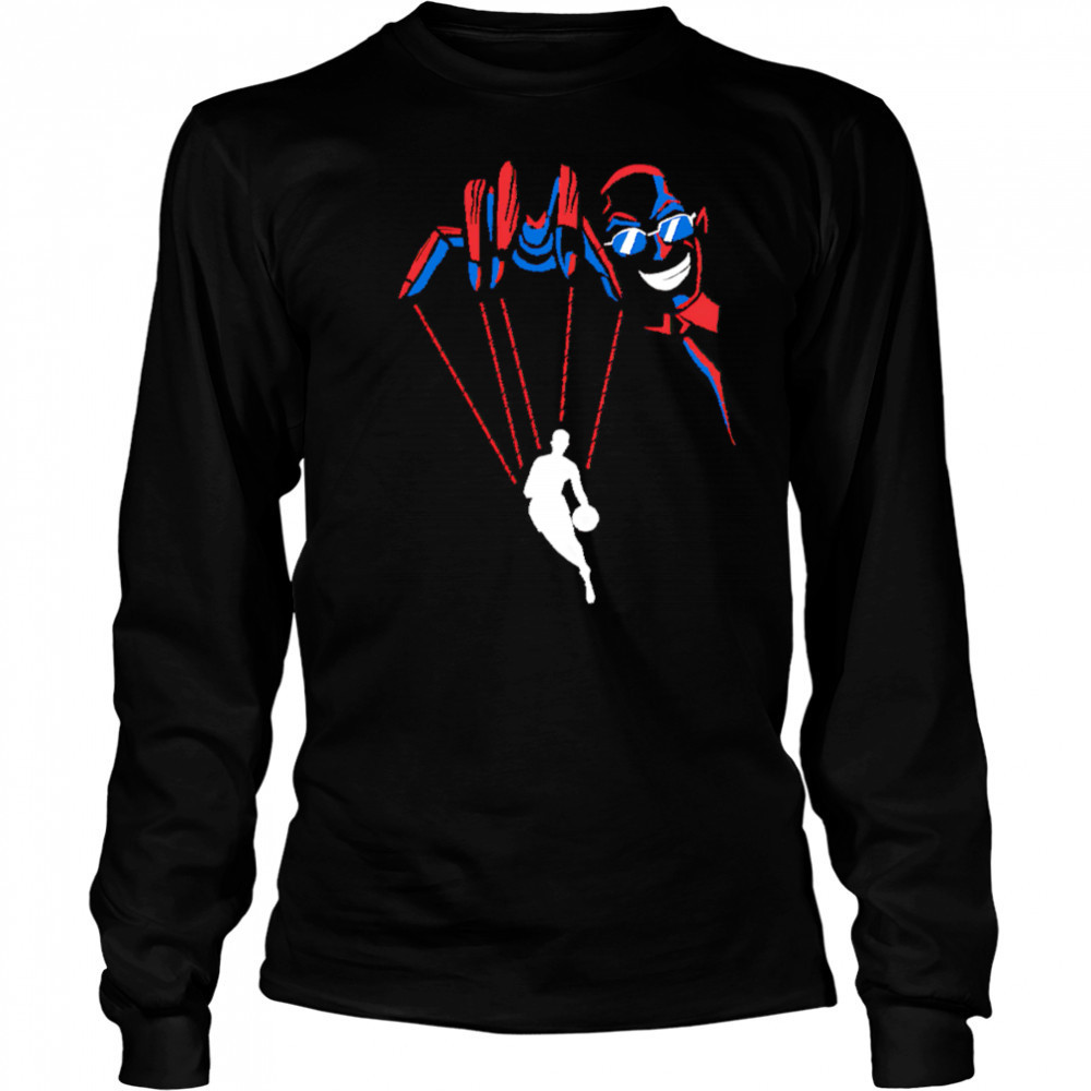 Silver pulled some strings puppet NBA shirt Long Sleeved