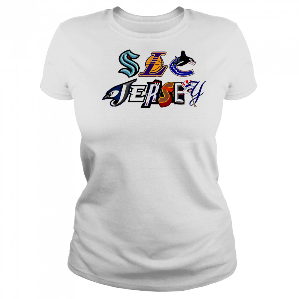 Slc Jersey logo teams NBA shirt Women's T-shirt