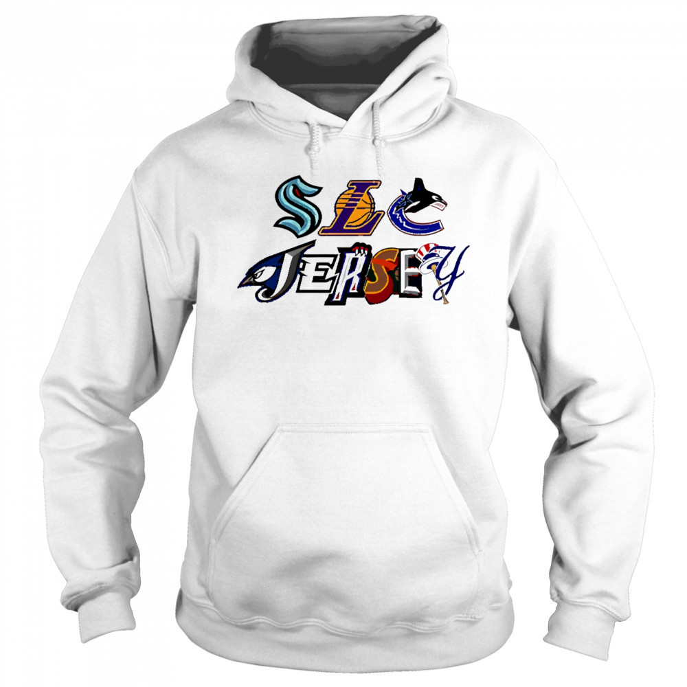 Slc Jersey logo teams NBA shirt Hoodie