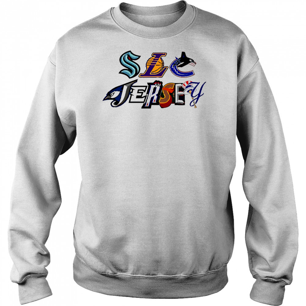 Slc Jersey logo teams NBA shirt Sweatshirt
