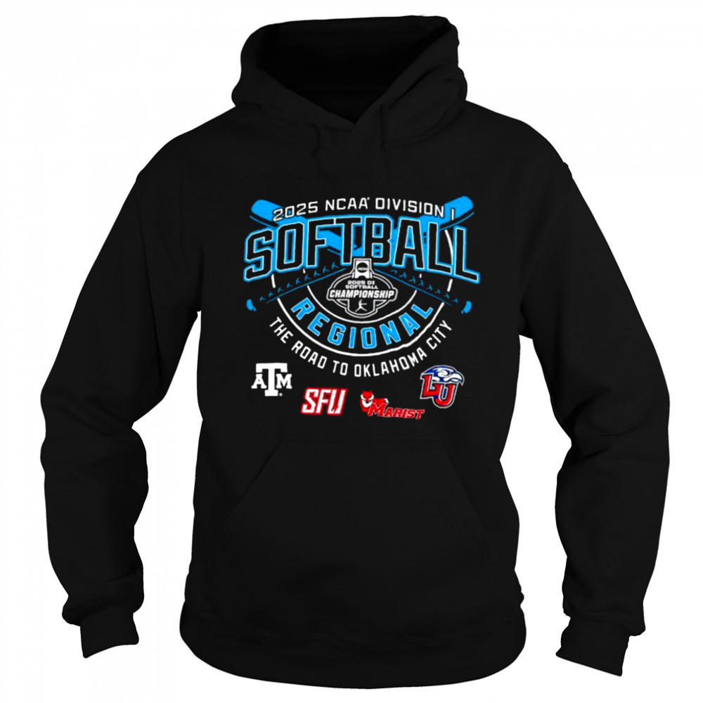 Texas A&M SFU Marist Red Foxes Liberty Flames NCAA Division I Softball Regional 2025 shirt Hoodie