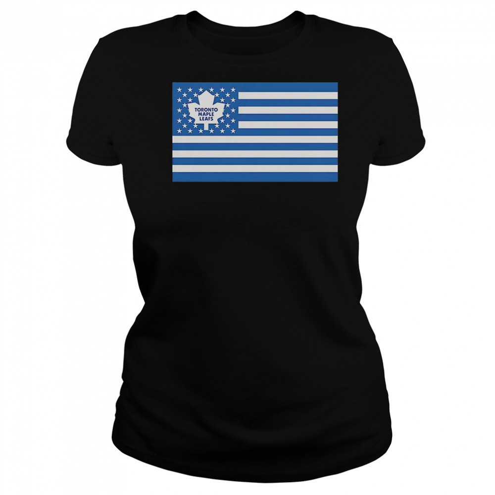 Toronto Maple Leafs American Flag T-Shirt Women's T-shirt