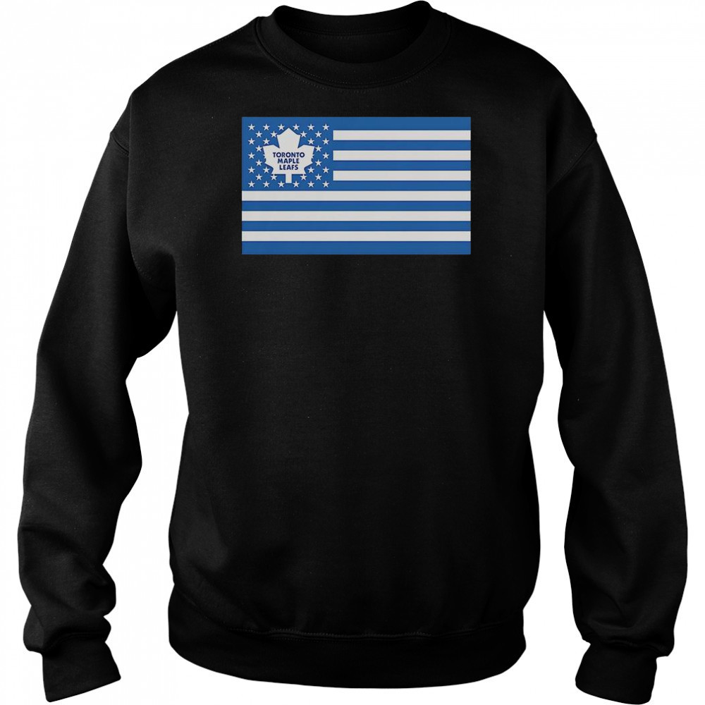 Toronto Maple Leafs American Flag T-Shirt Sweatshirt