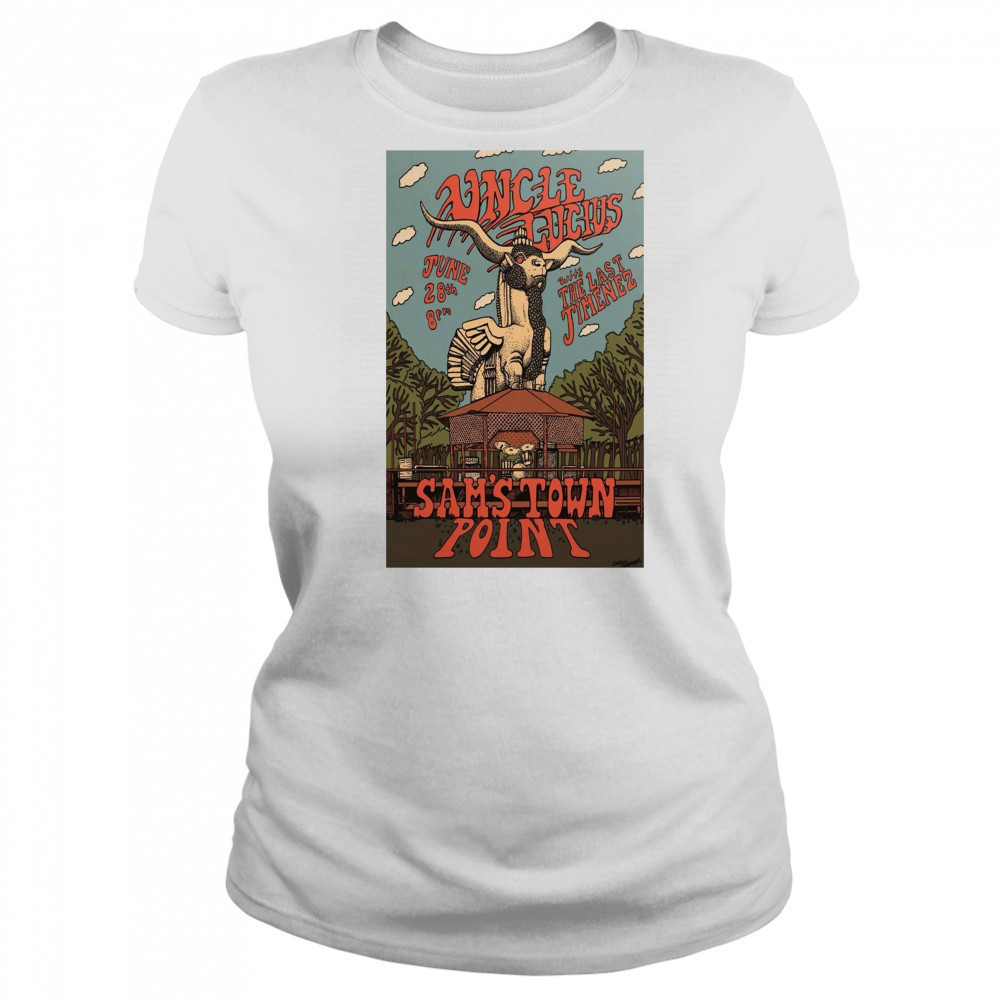 Uncle Lucius June 28 2025 With The Last Jimenez Sam’s Town Point Austin TX t-shirt Women's T-shirt