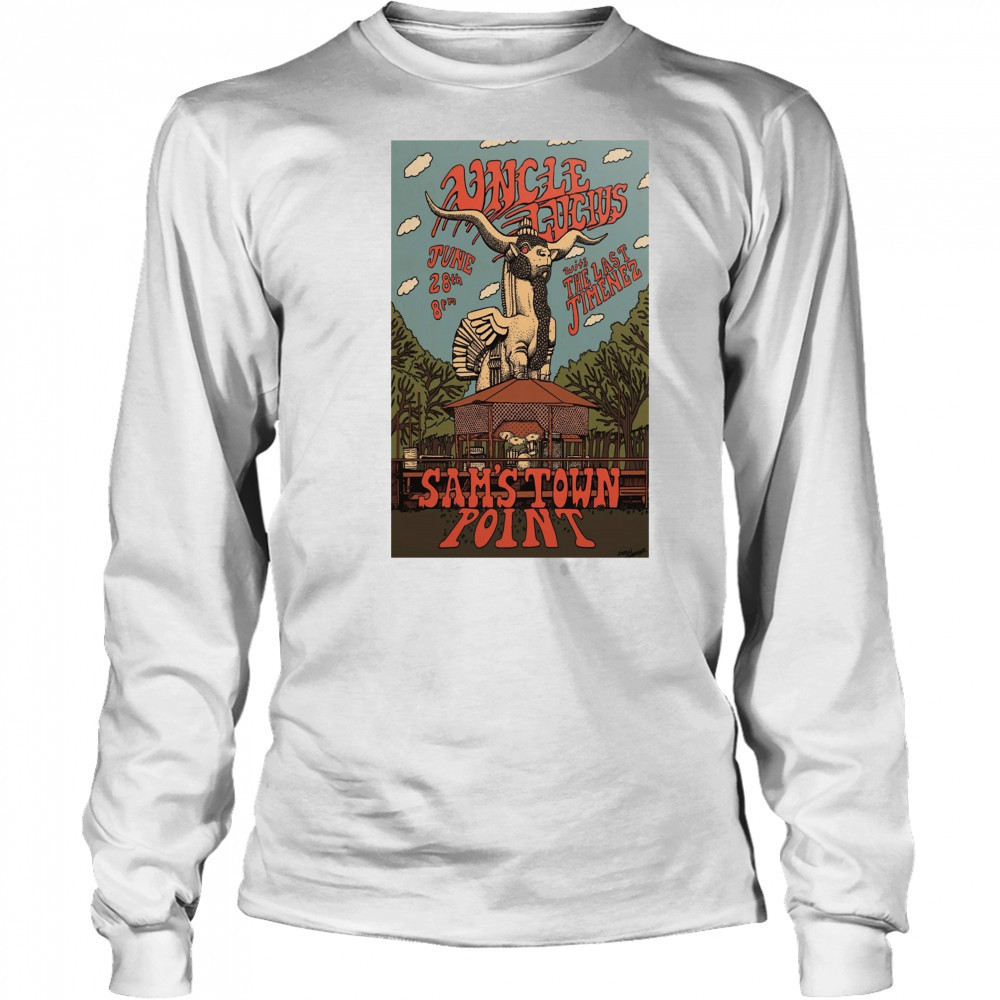 Uncle Lucius June 28 2025 With The Last Jimenez Sam’s Town Point Austin TX t-shirt Long Sleeved