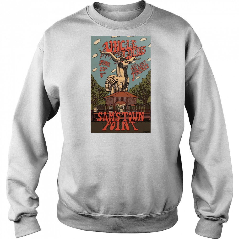 Uncle Lucius June 28 2025 With The Last Jimenez Sam’s Town Point Austin TX t-shirt Sweatshirt
