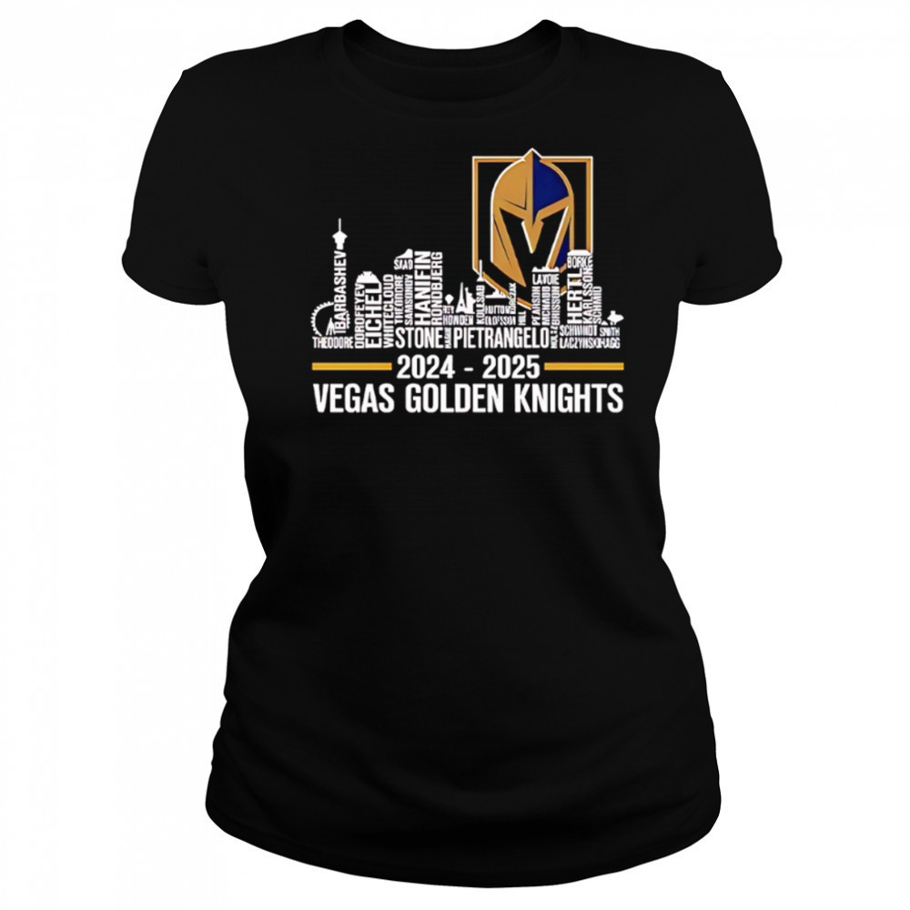 Vegas Golden Knights 2024 2025 City Skyline shirt Women's T-shirt