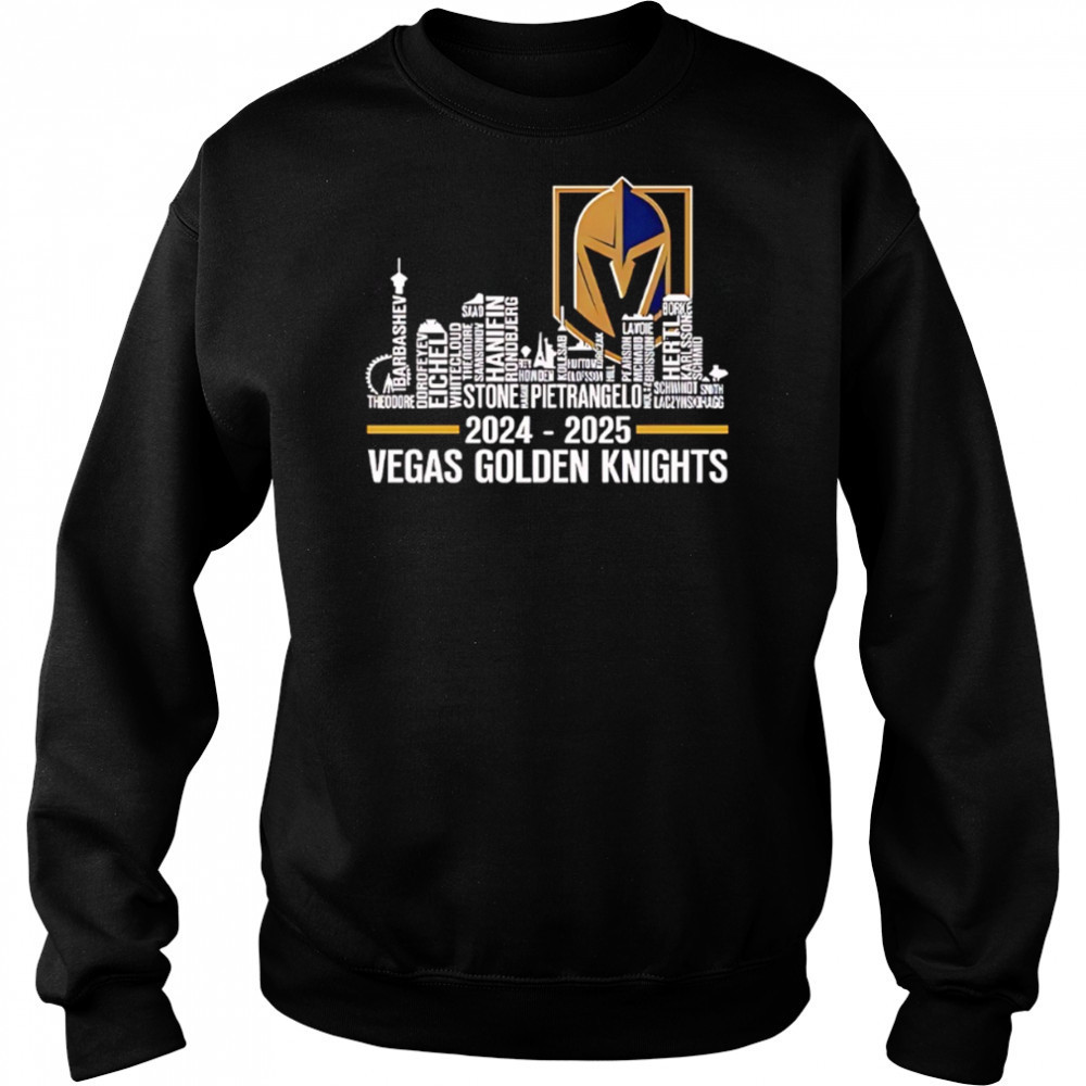 Vegas Golden Knights 2024 2025 City Skyline shirt Sweatshirt