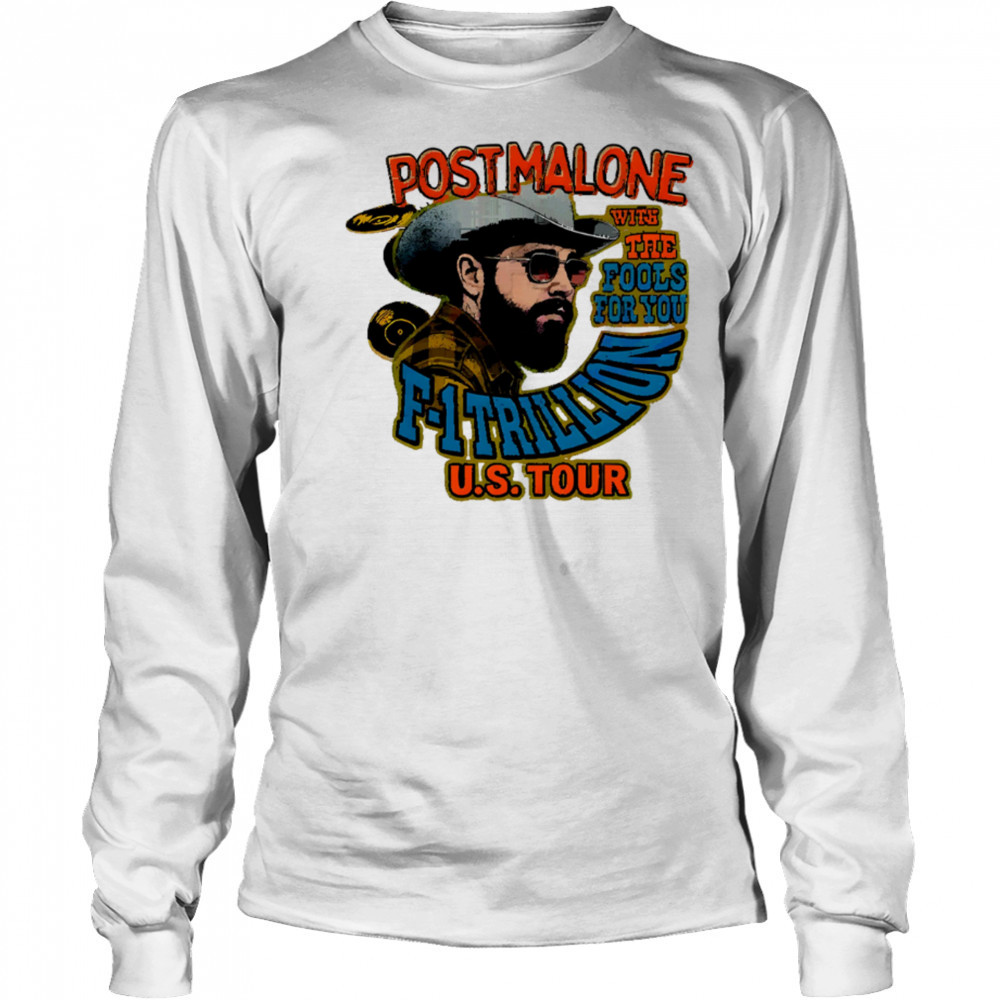 Vintage Post Malone F1 Trillion Us Tour shirt Long Sleeved