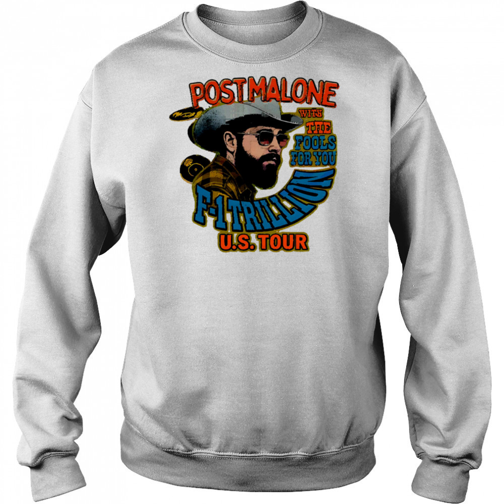 Vintage Post Malone F1 Trillion Us Tour shirt Sweatshirt