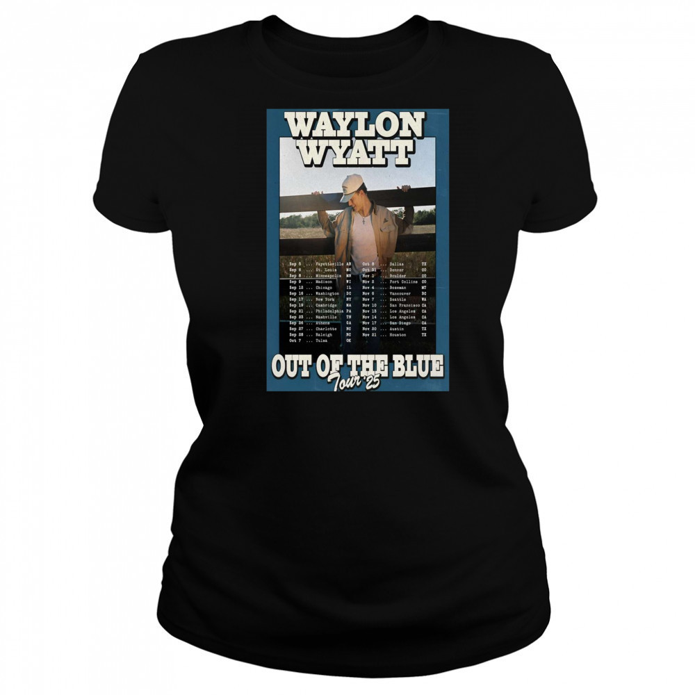 Waylon Wyatt Washington DC Out Of The Blue Tour September – November 2025 t-shirt Women's T-shirt