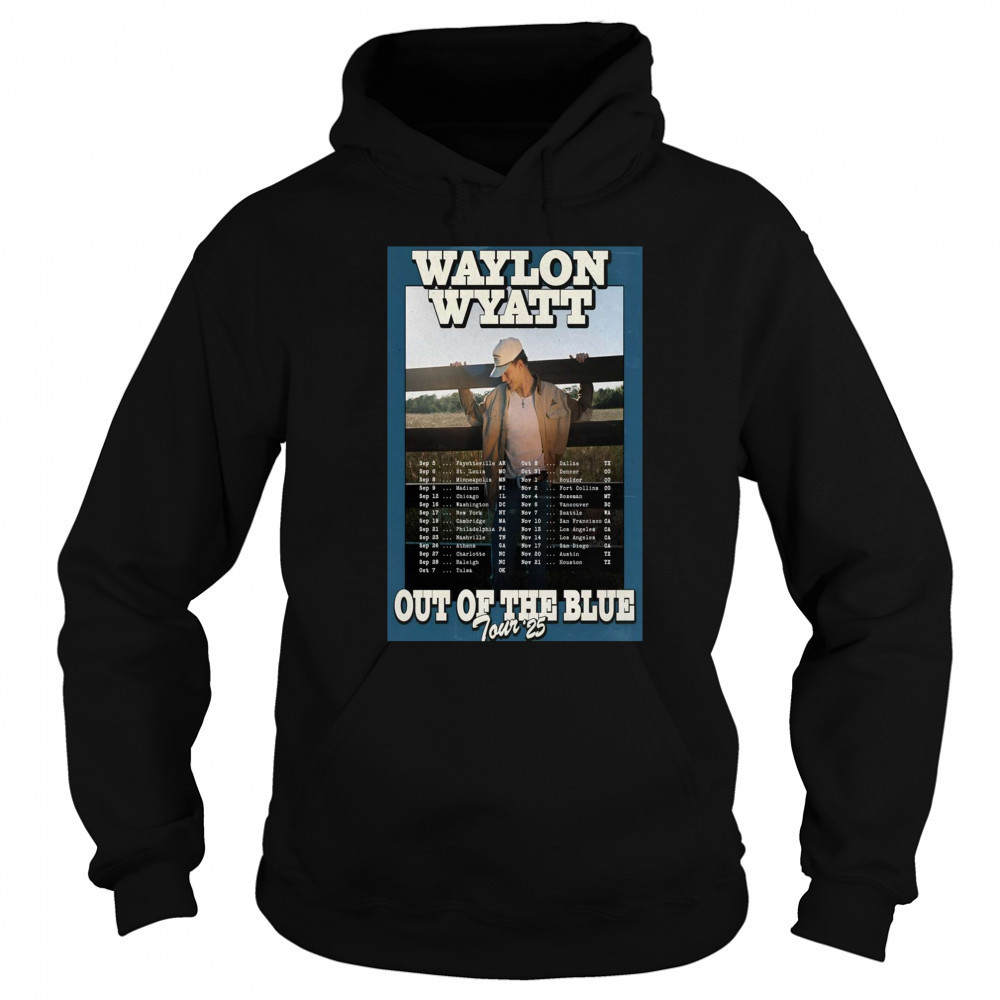 Waylon Wyatt Washington DC Out Of The Blue Tour September – November 2025 t-shirt Hoodie