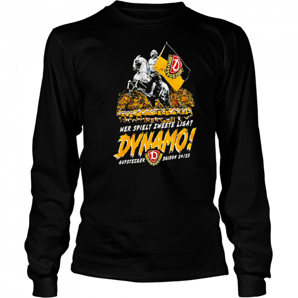 Wer Spielt Zweete Liga Dynamo Dresden Champions 2025 shirt Long Sleeved
