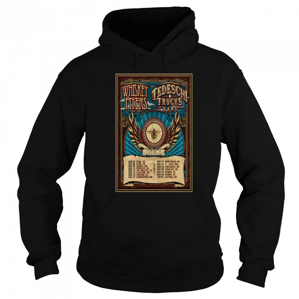Whiskey Myers and Tedeschi Trucks Band Live In August – September 2025 t-shirt Hoodie