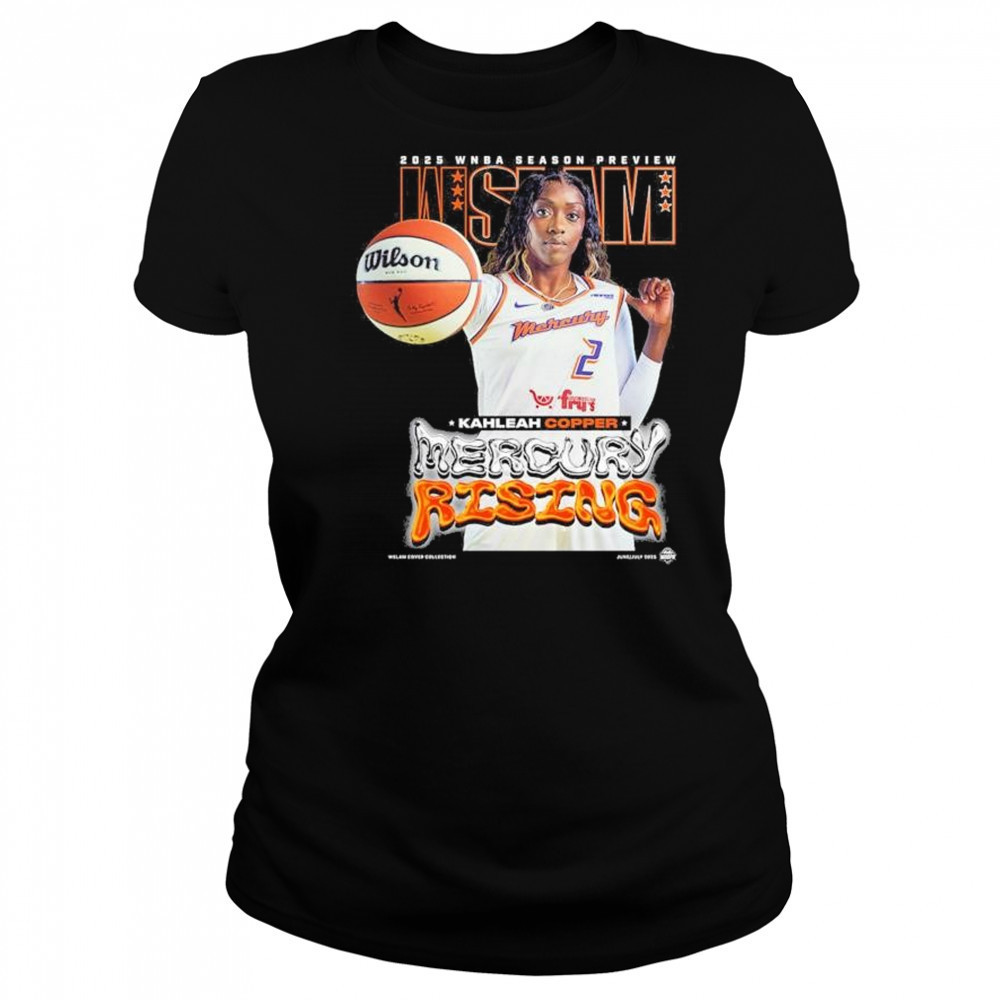 WSLAM Kahleah Copper Phoenix Mercury SLAM 256 Mercury Rising 2025 WNBA Season Preview t-shirt Women's T-shirt