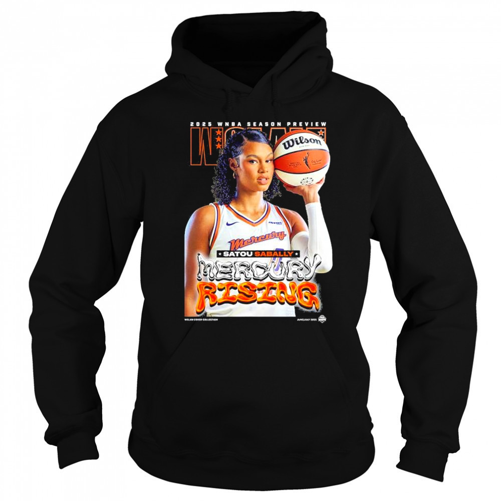 WSLAM Satou Sabally Phoenix acMercury SLAM 256 Mercury Rising 2025 WNBA Season Preview t-shirt Hoodie