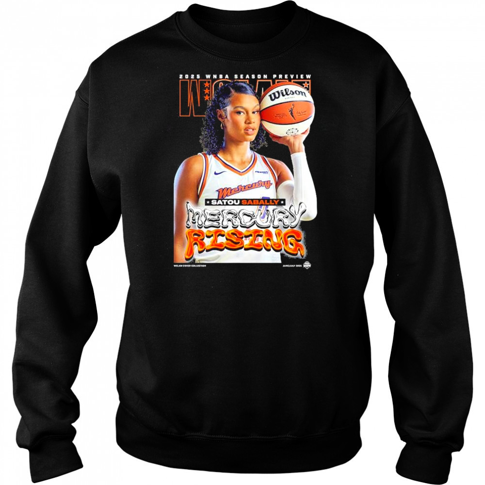 WSLAM Satou Sabally Phoenix acMercury SLAM 256 Mercury Rising 2025 WNBA Season Preview t-shirt Sweatshirt