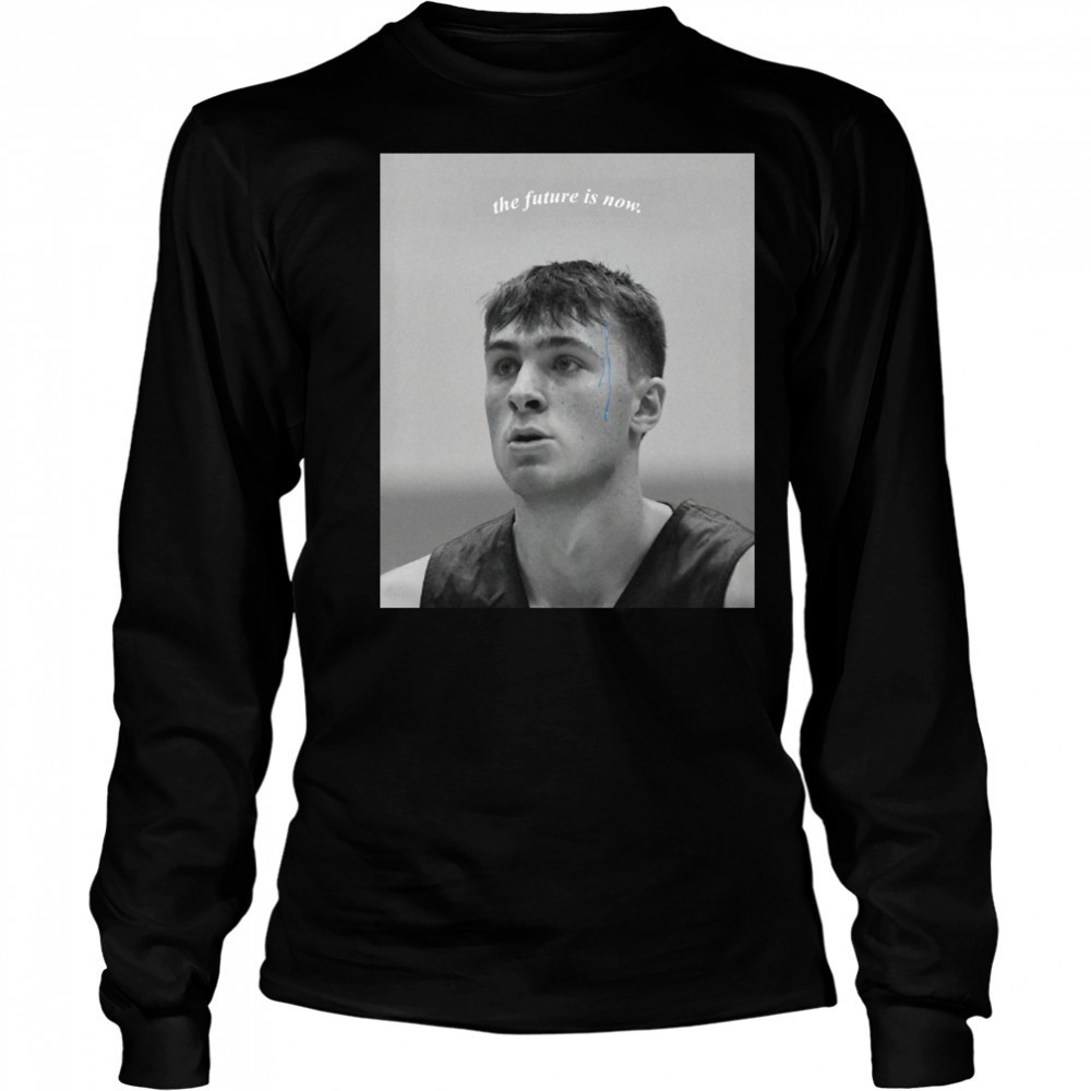 Zakletics Cooper Flagg Duke Blue Devils basketball The Future Is Now Poster t-shirt Long Sleeved