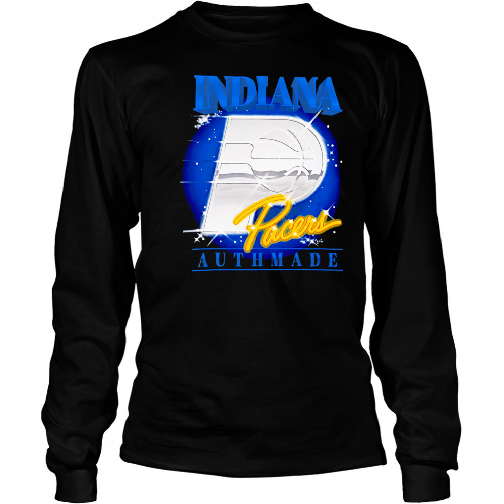 Indiana Pacers Authmade logo 2025 shirt Long Sleeved