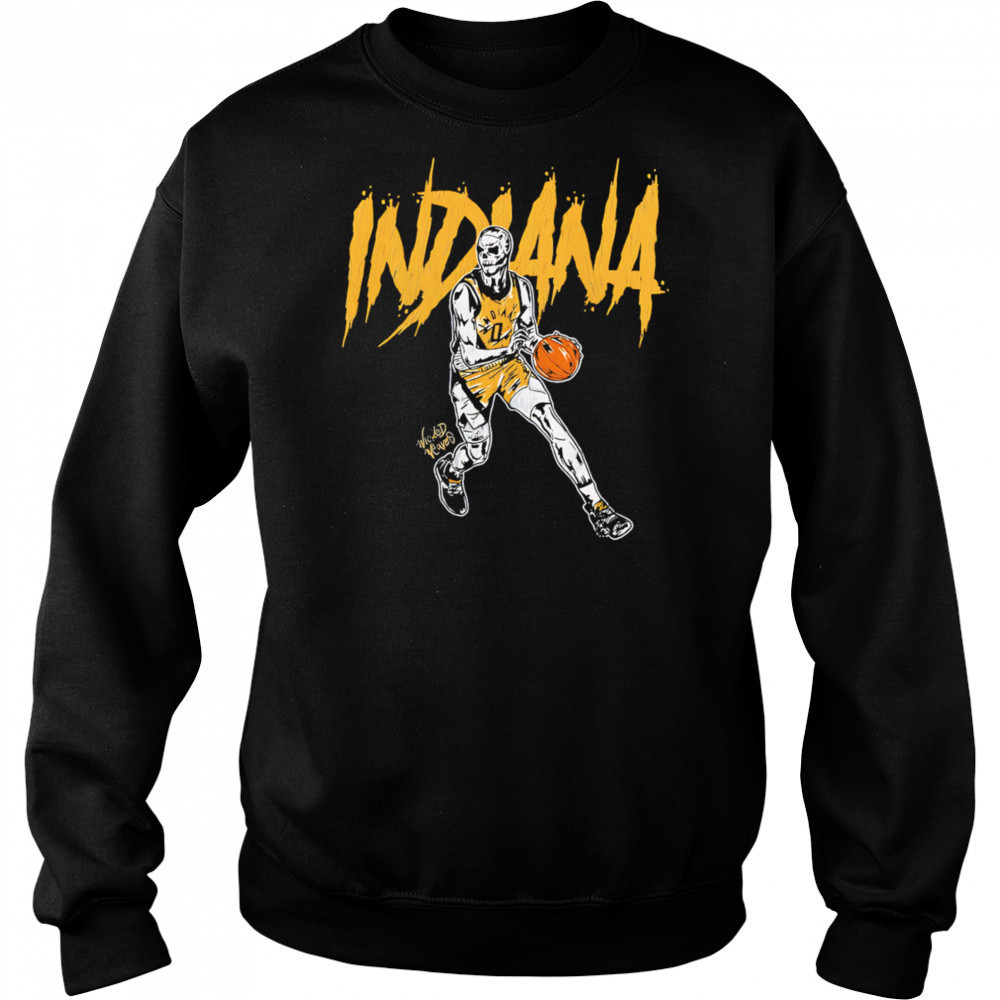 Indiana Pacers Basketball Skeleton retro shirt Sweatshirt